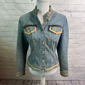 VeryVera Denim Jewel Jacket Small